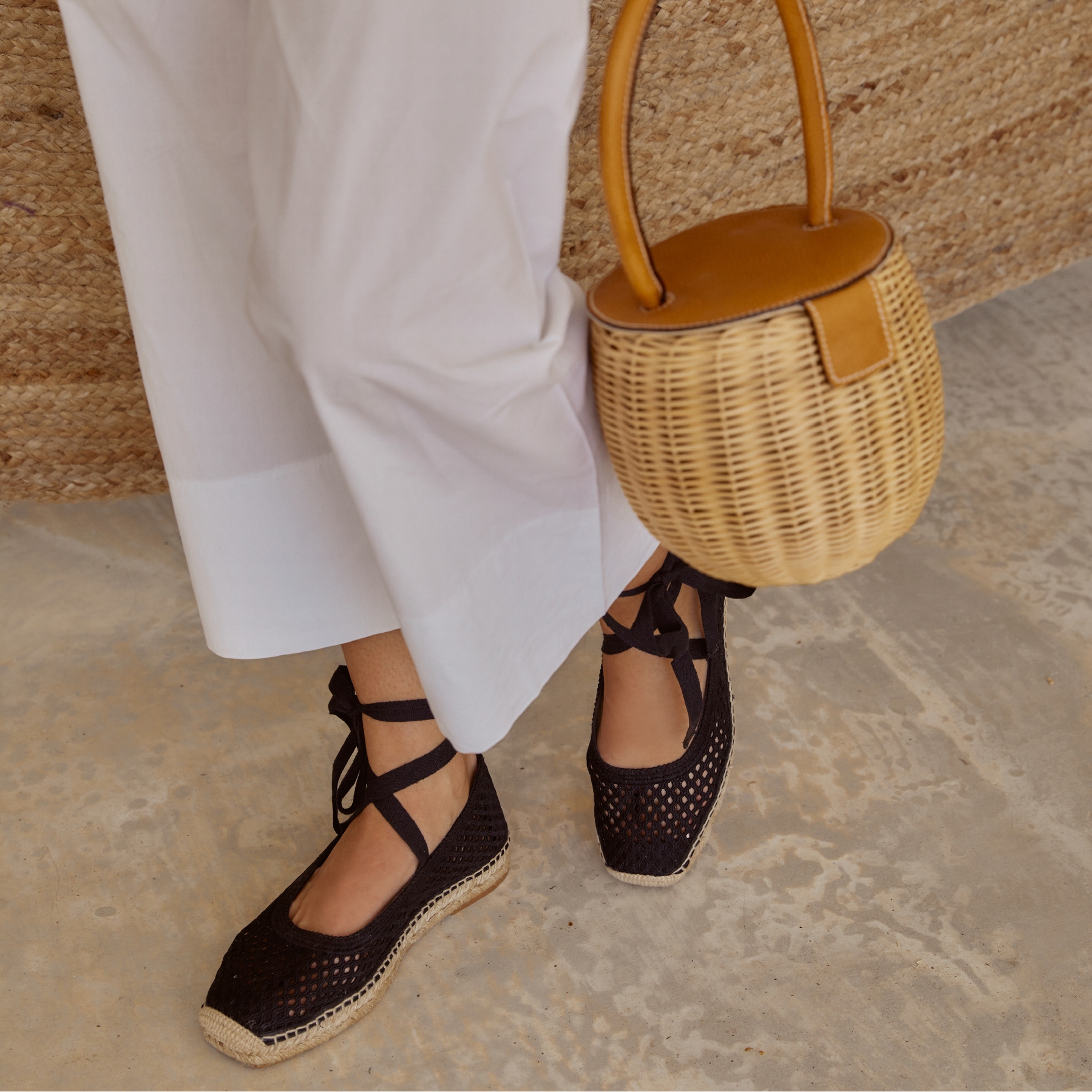 Alpargata Plana Alpargatas Cuña Verdes Cuñas Esparto Mujer